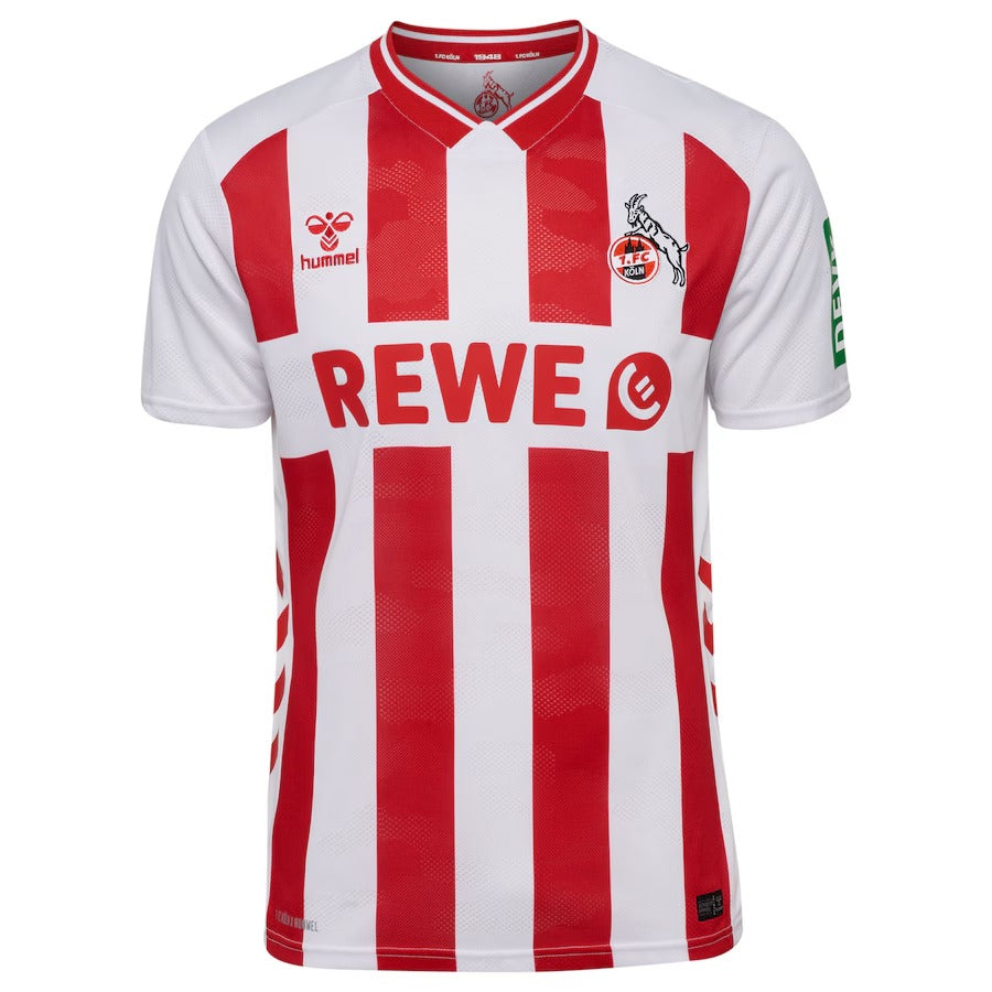 1. FC Köln Hummel Unisex Home 2025/26 Soccer Shirt - White
