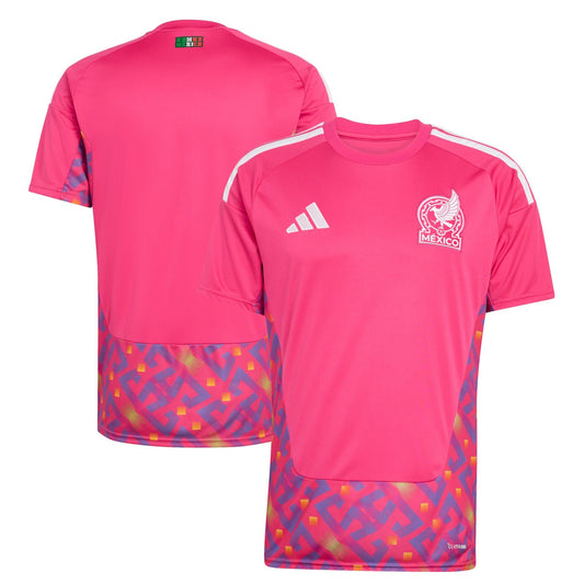 2026 Goalkeeper Custom Soccer Jersey - Pink (Mexico)