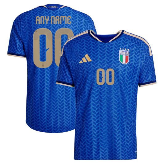 2026 Home Player Custom Jersey - Blue (Italy)