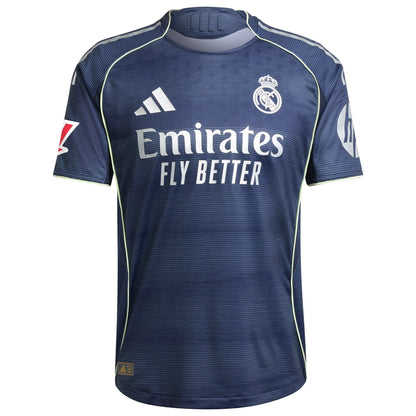 Vini Jr. Real Madrid 2025/26 Away Player Soccer Shirt - Blue