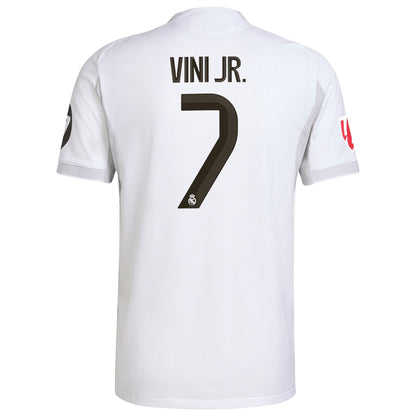 Vini Jr. Real Madrid 2025/26 Home Soccer Shirt - White